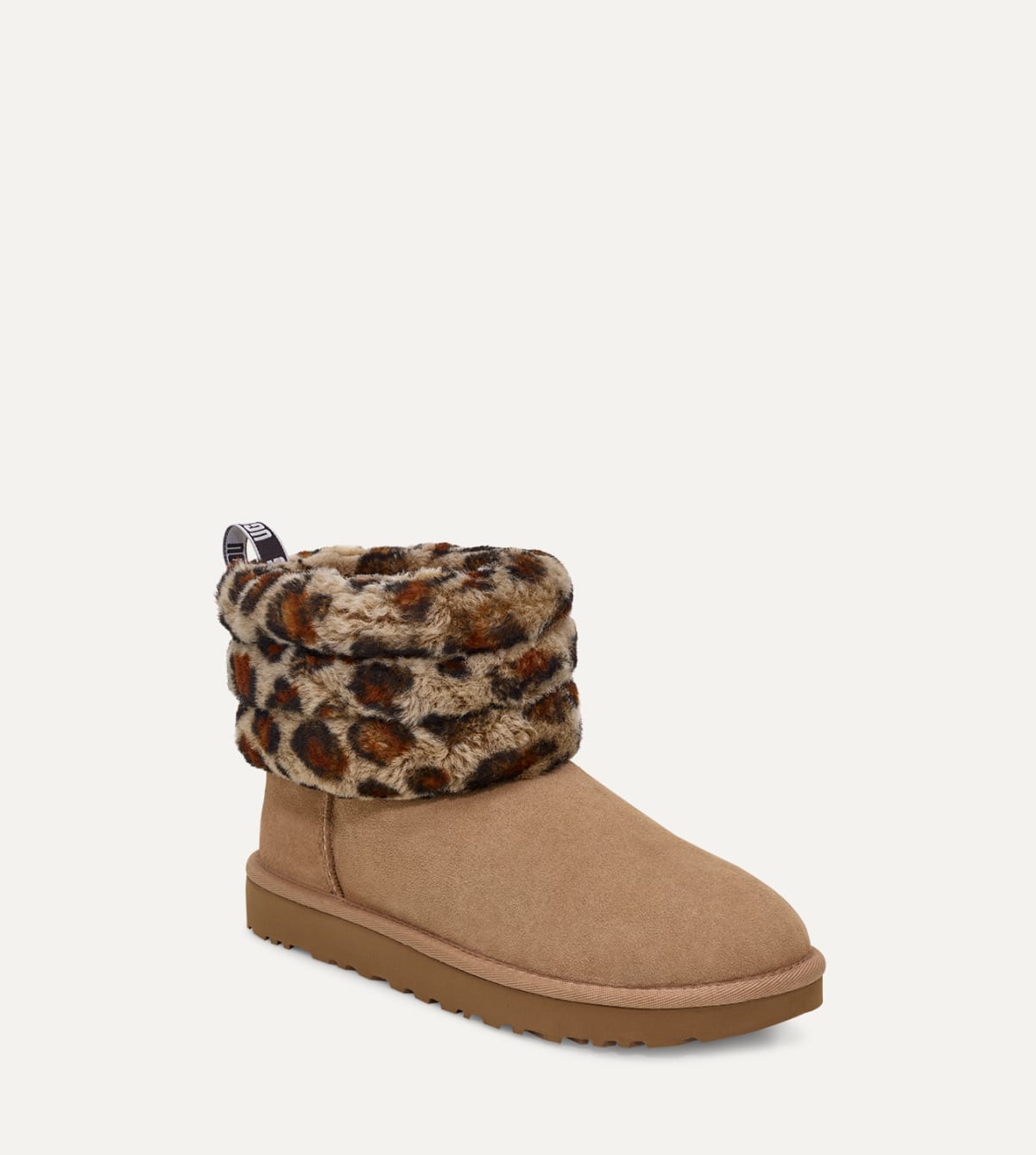 Ugg fluff mini quilted logo boot online